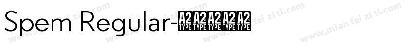 Spem Regular字体转换